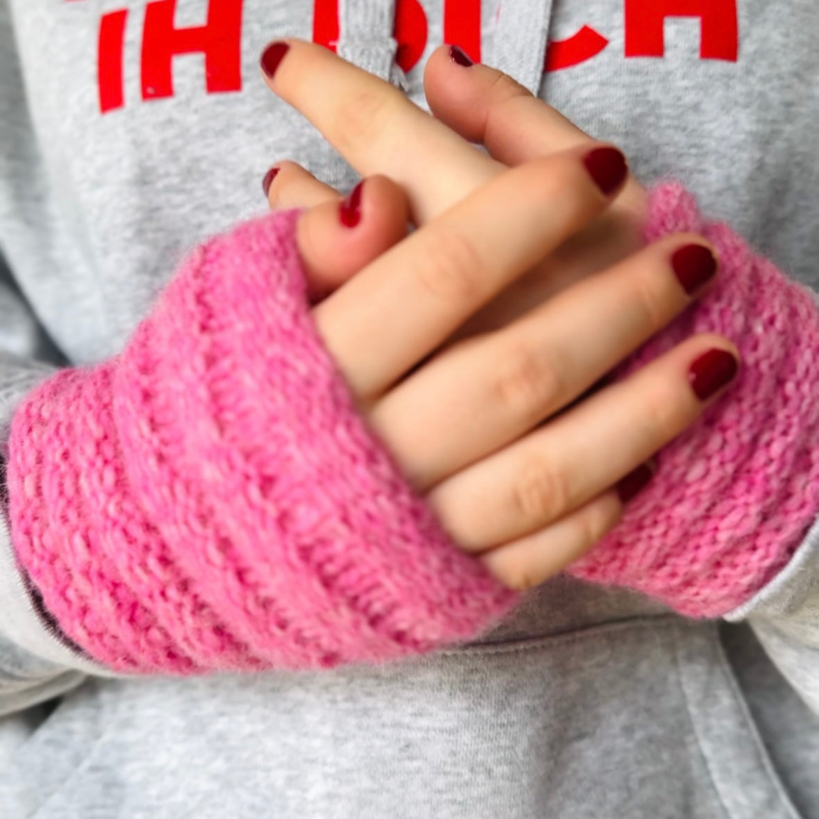 Handwärmer aus Baby-Alpaka - verschiedene Farben