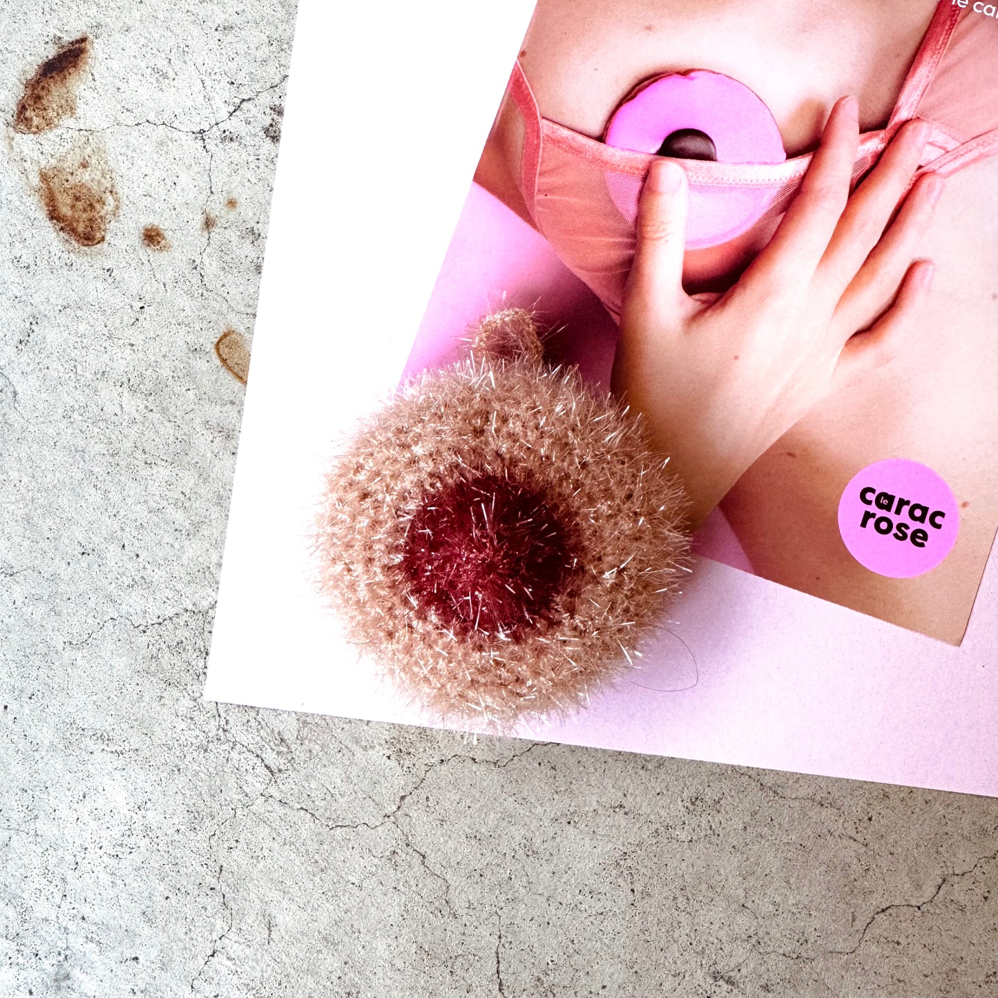 Eponge B(•)(•)BS - EDITION LIMITEE « Le Carac Rose »