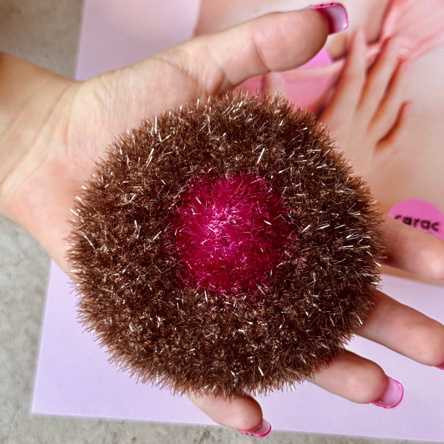 Eponge B(•)(•)BS - EDITION LIMITEE « Le Carac Rose »