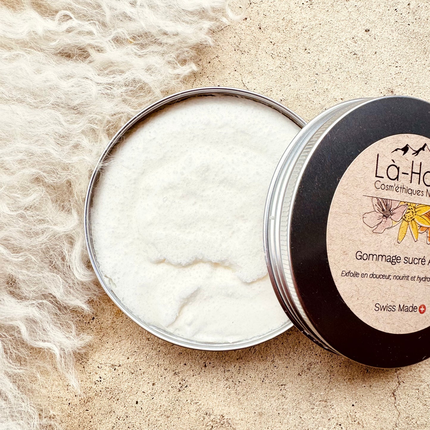 Gommage sucré Abricot - Là-Haut Cosm'éthiques Naturels