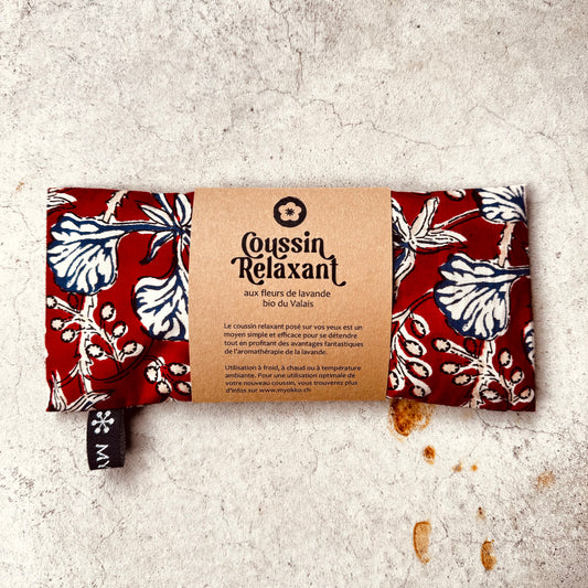 Coussin relaxant pour les yeux - Rust Bloom