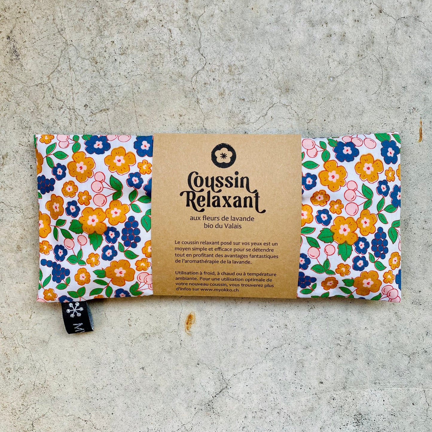 Coussin relaxant pour les yeux - Fruit Fleur