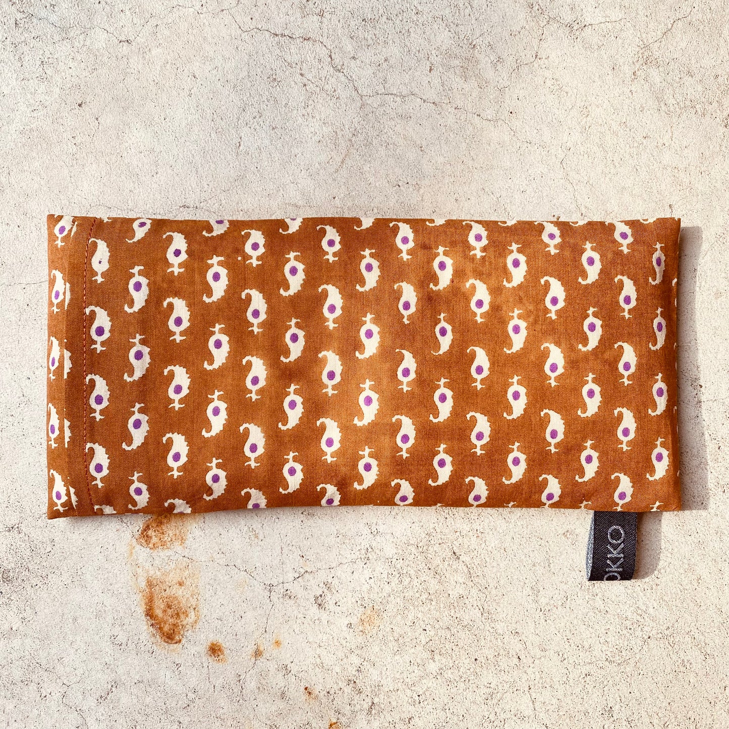 Coussin relaxant pour les yeux - Kali Ocre Indian