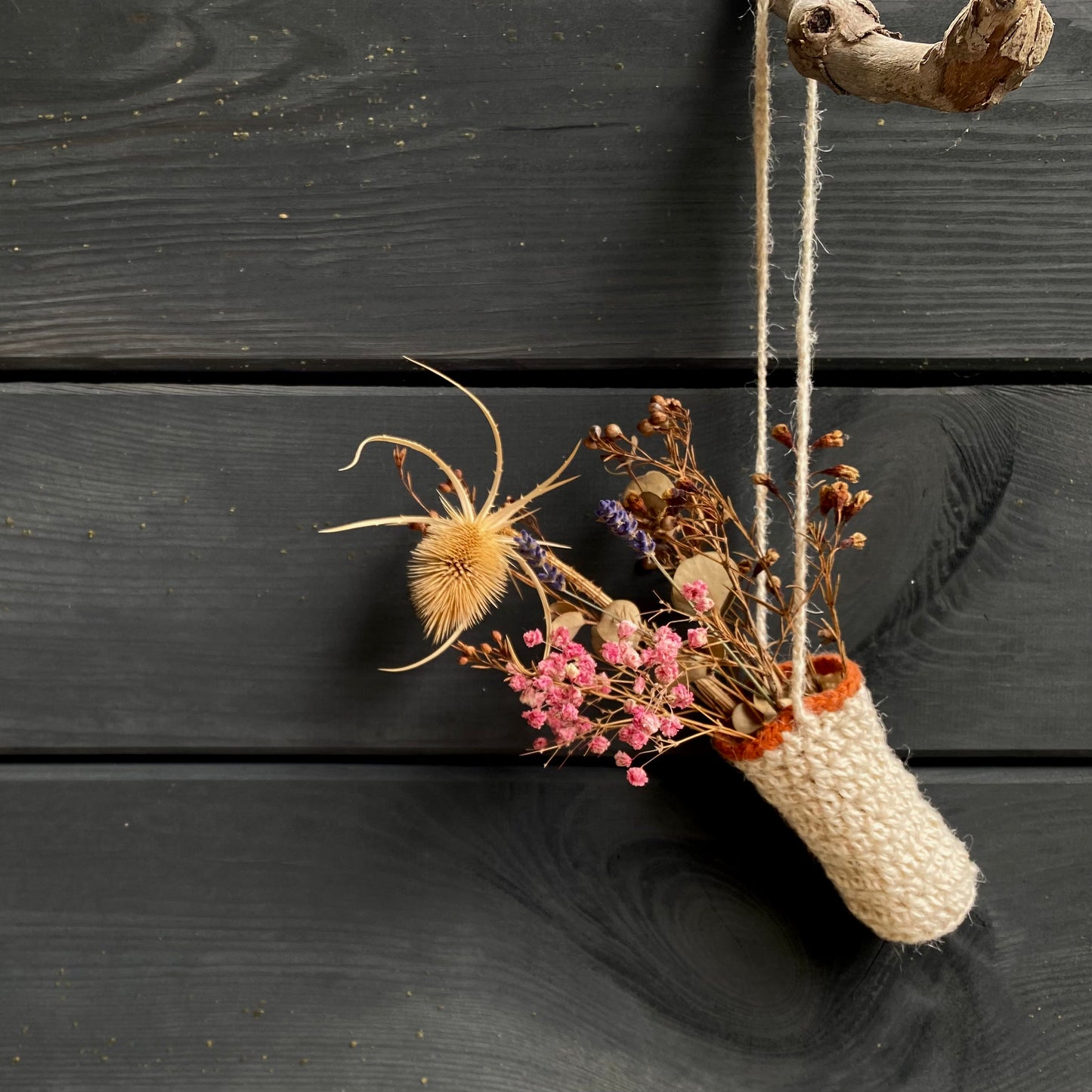 Hängende Mini-Vase „Herbarium“ (groß)