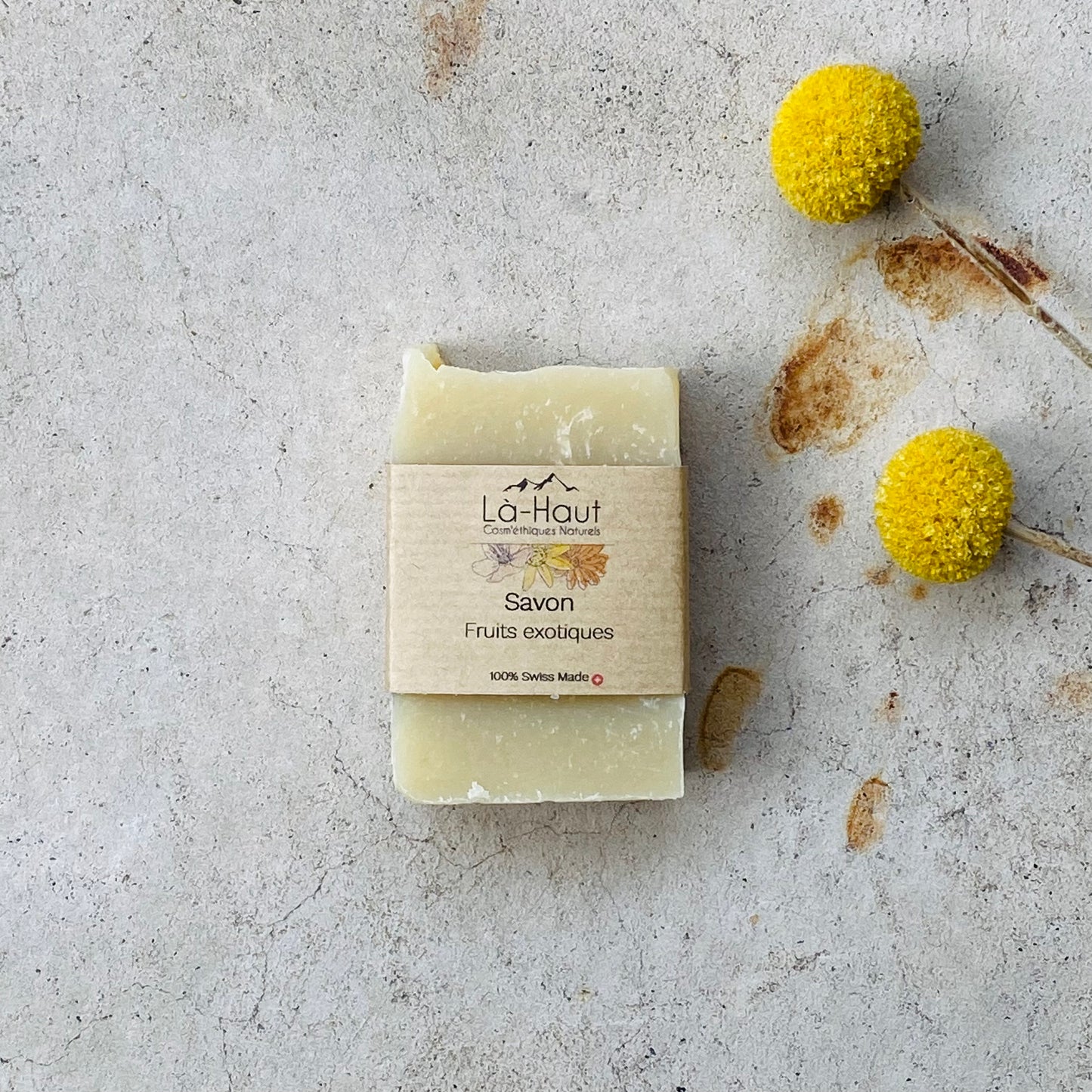 Savon Fruits exotiques - Là-Haut Cosm’étiques Naturels