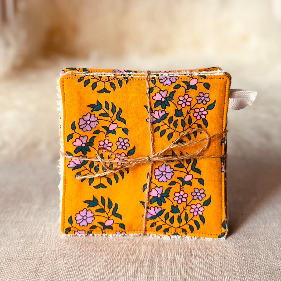 Lingettes démaquillantes - Set de 4 - Divers coloris