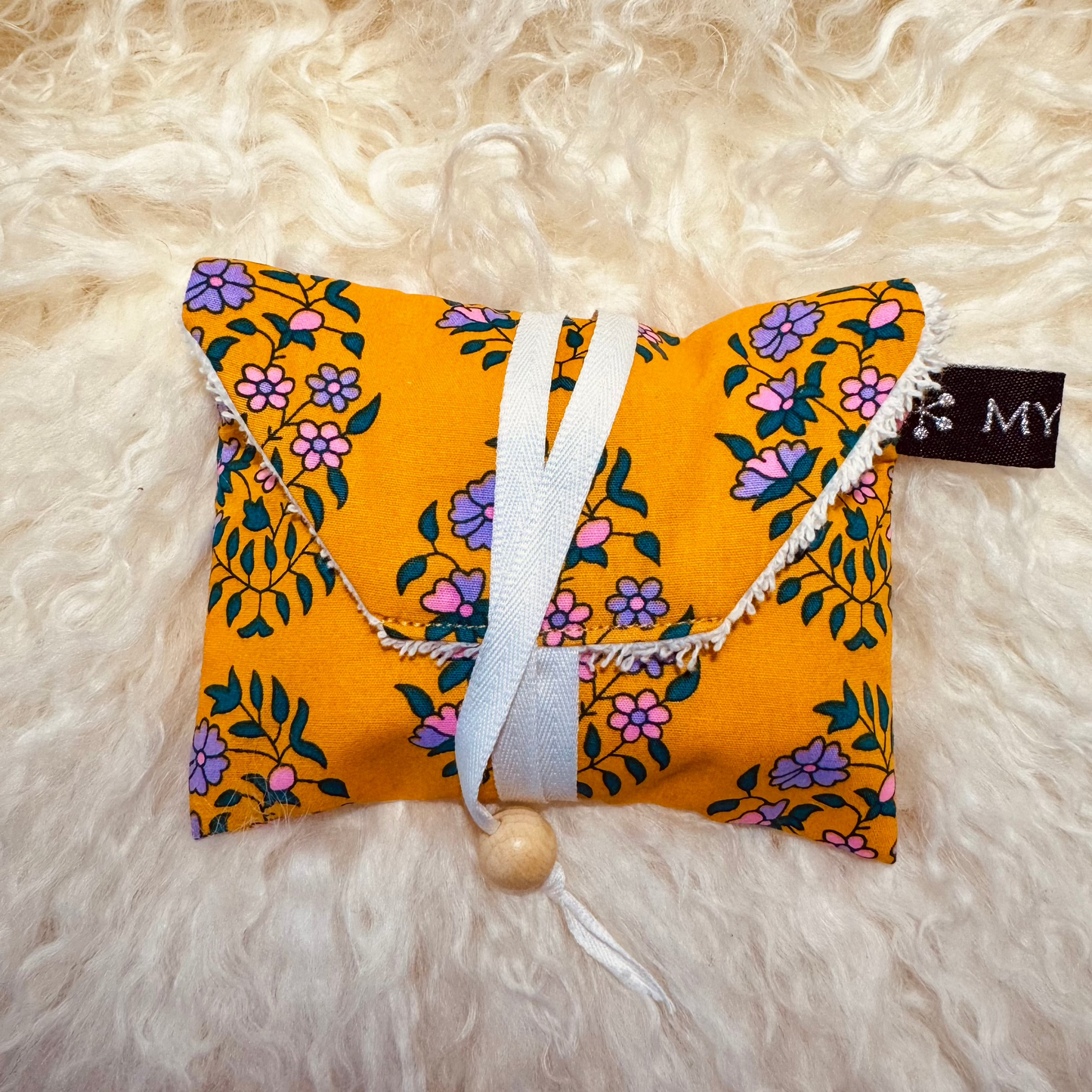 Pochette à savon voyageur - Shalin safran
