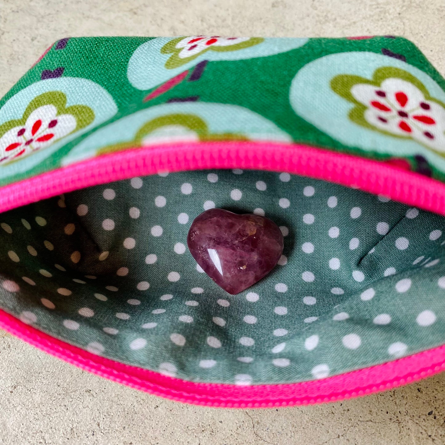 Trousse « Sweet Apple » et son petit coeur