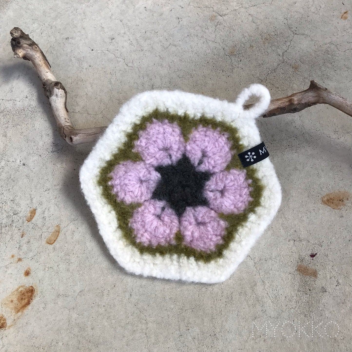 Sous-plat en laine feutrée