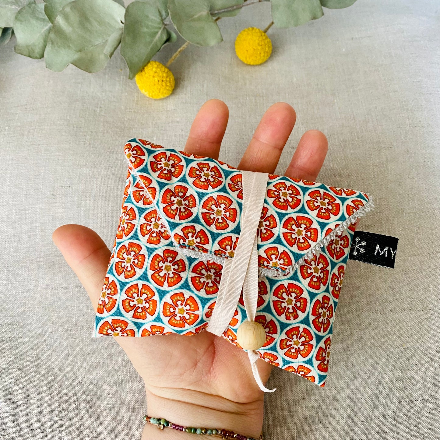 Pochette du savon voyageur - Flower Power