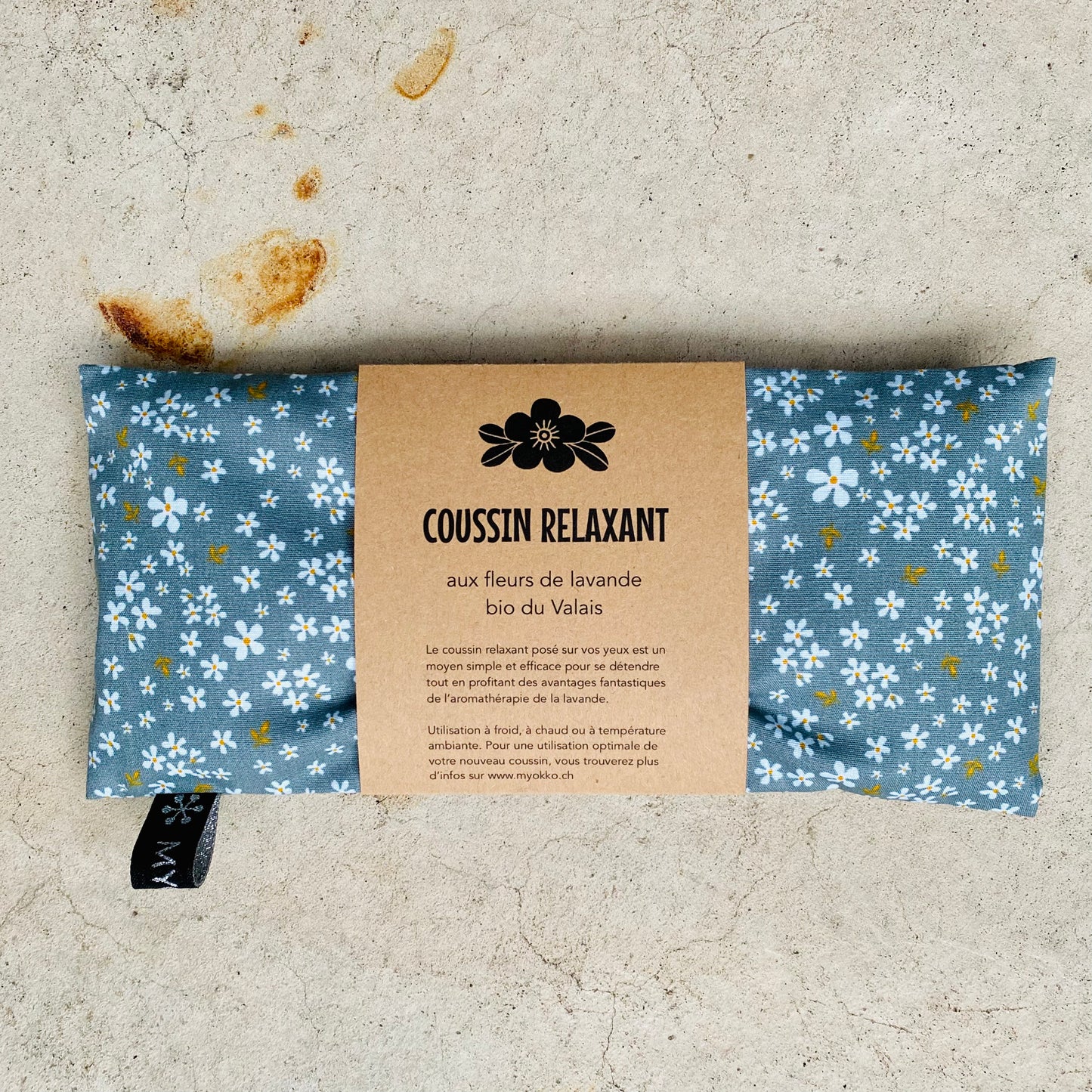 Coussin relaxant pour les yeux - Fleurs d'hiver