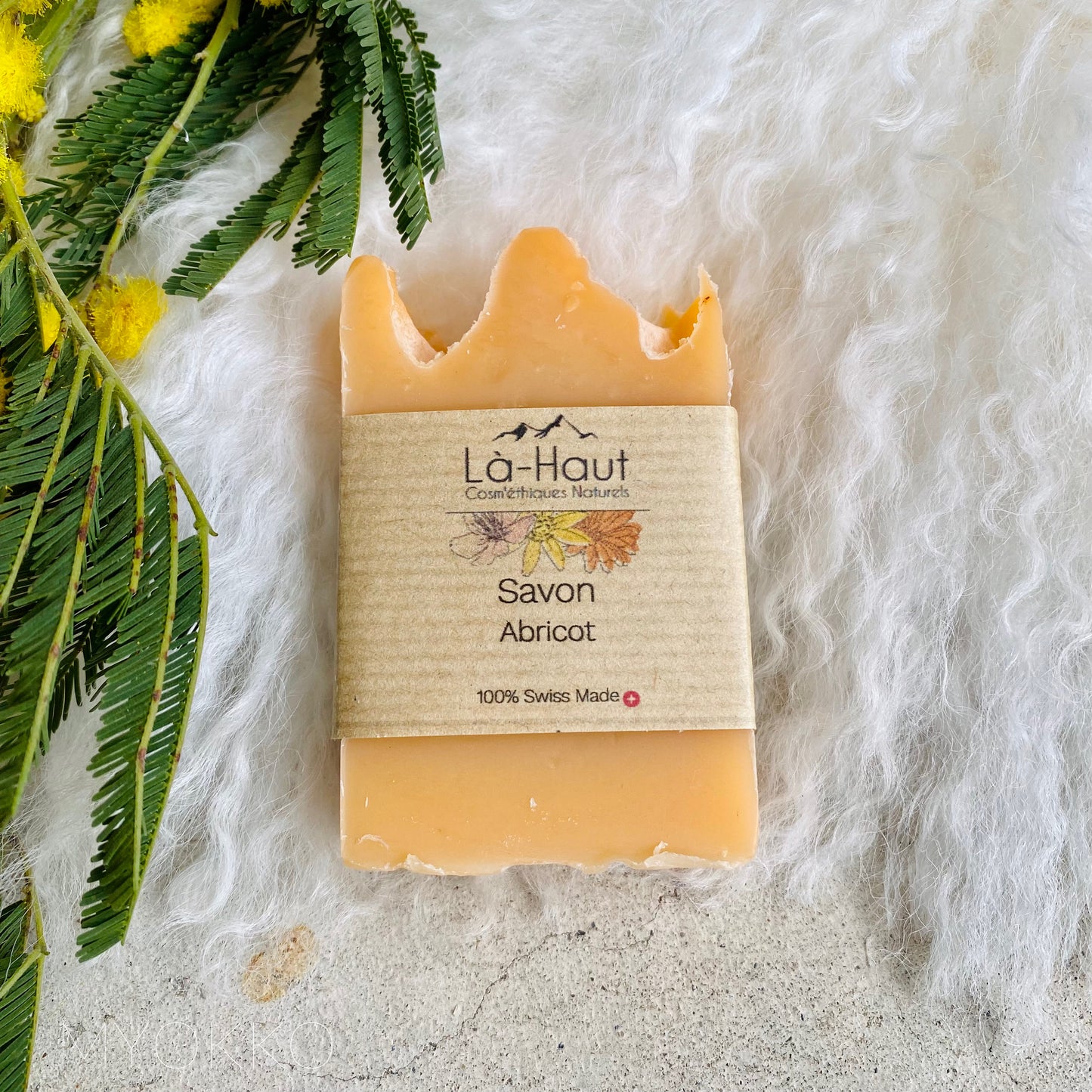 Savon Abricot du Valais - Là-Haut Cosm'éthiques Naturels