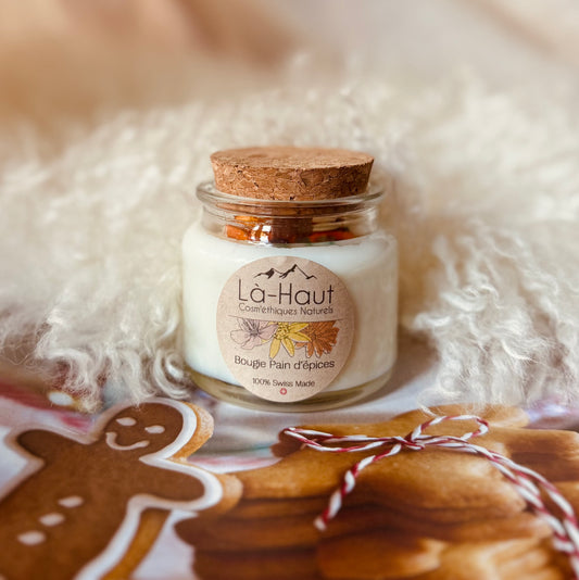 Bougie « Pain d’épices » - Là-Haut Cosm’éthiques Naturels