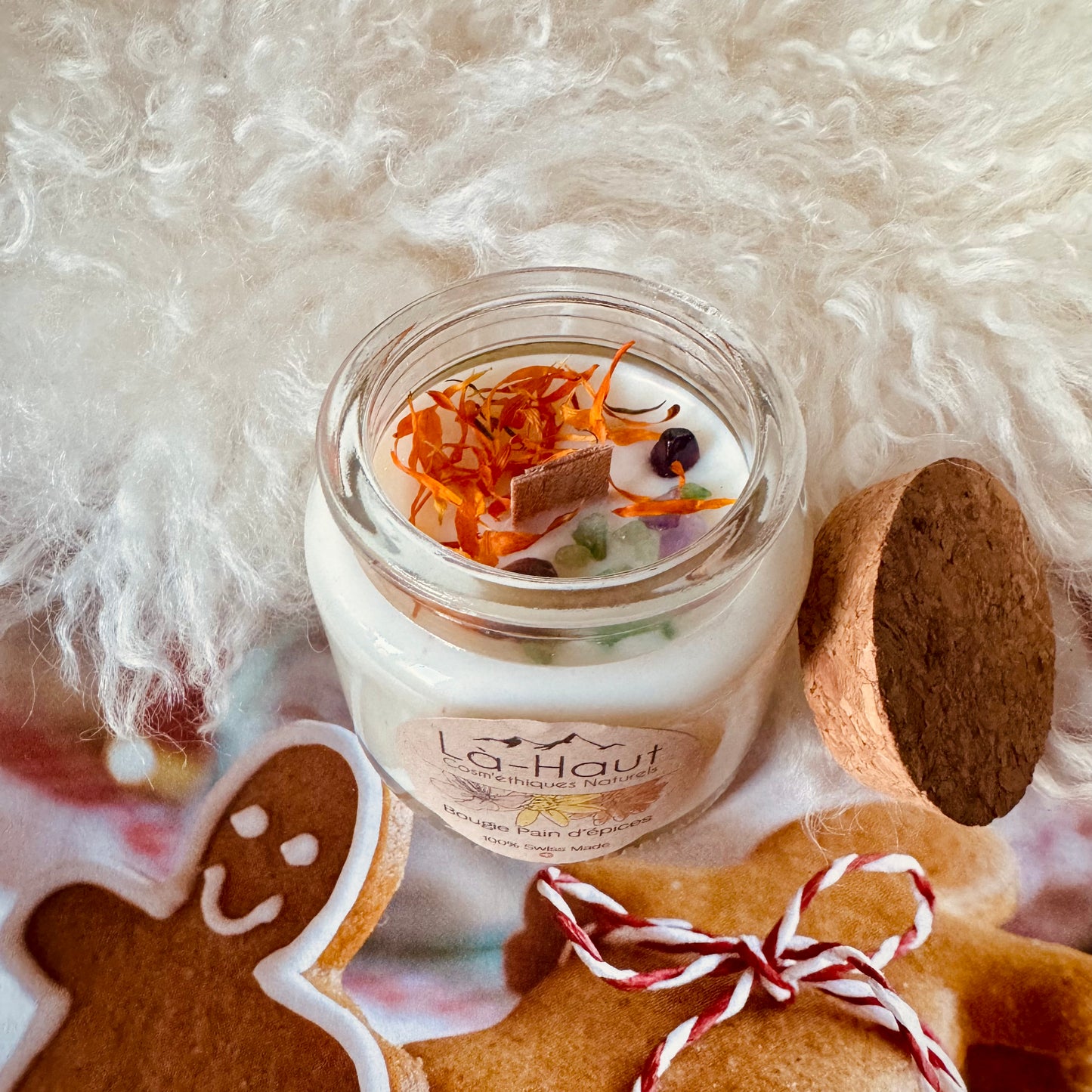 Bougie « Pain d’épices » - Là-Haut Cosm’éthiques Naturels