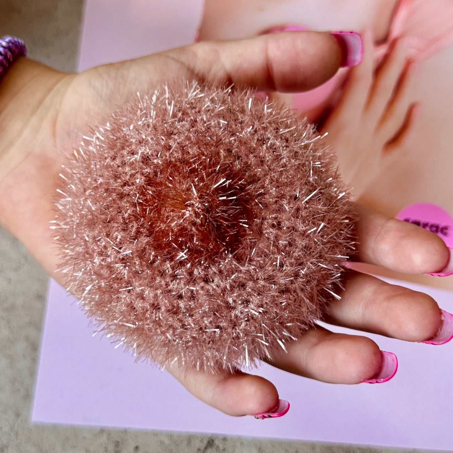 Eponge B(•)(•)BS - EDITION LIMITEE « Le Carac Rose »