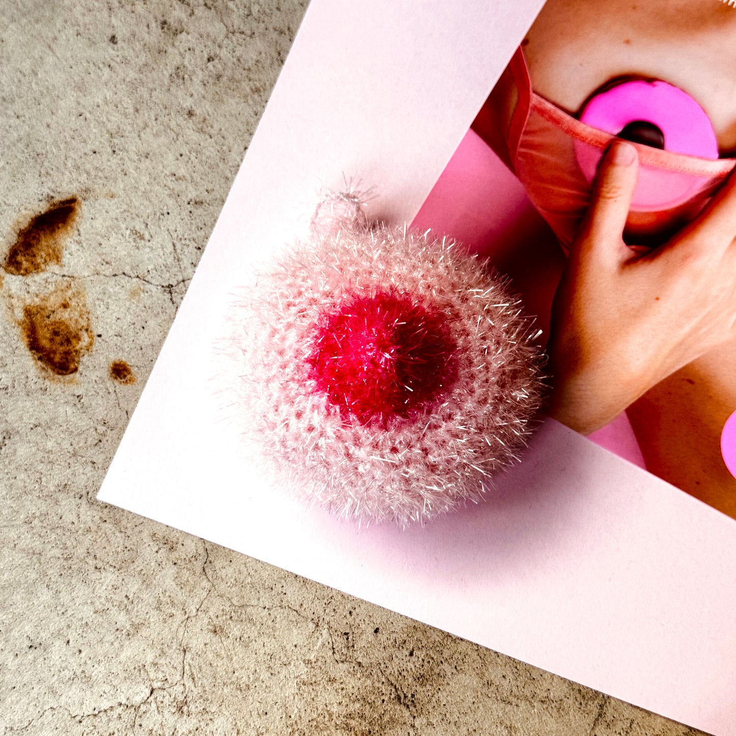 Schwamm B(•)(•)BS - LIMITIERTE AUFLAGE „Le Carac Rose“