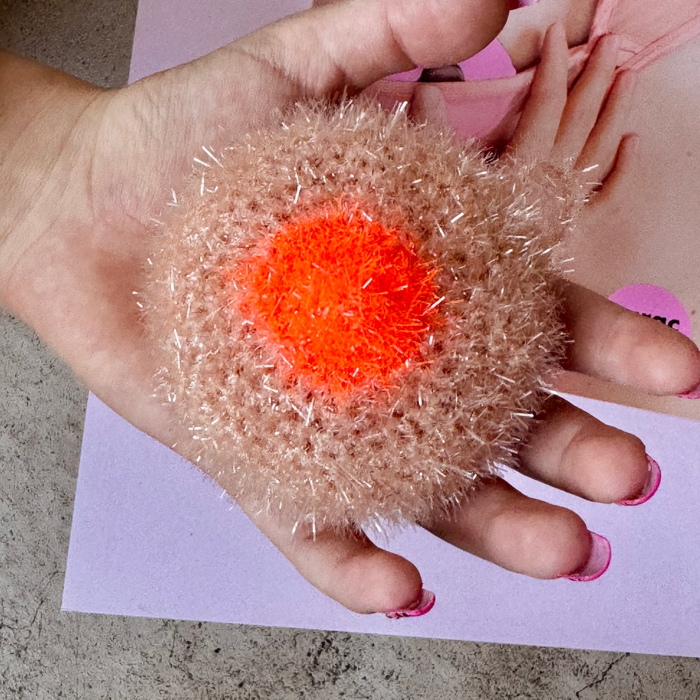 Eponge B(•)(•)BS - EDITION LIMITEE « Le Carac Rose »