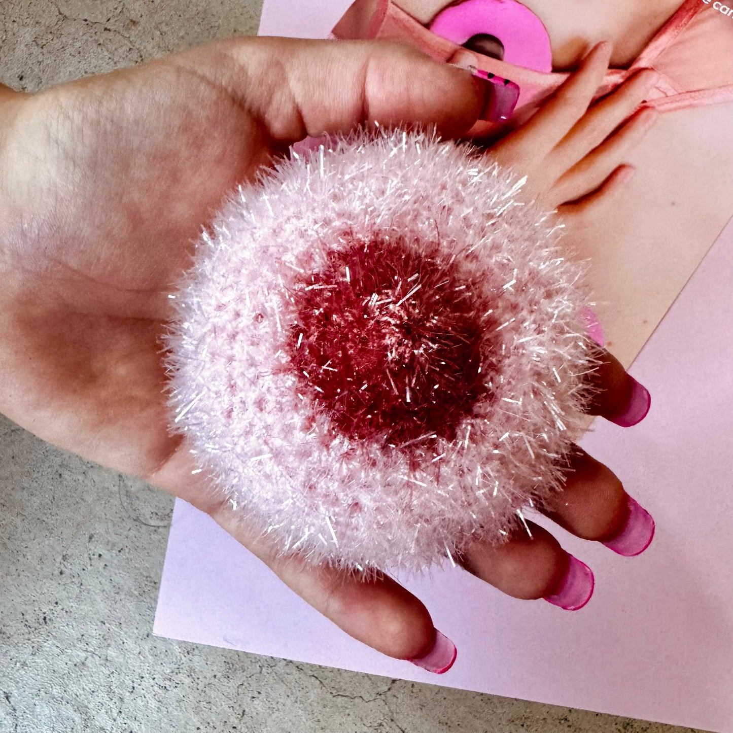 Eponge B(•)(•)BS - EDITION LIMITEE « Le Carac Rose »
