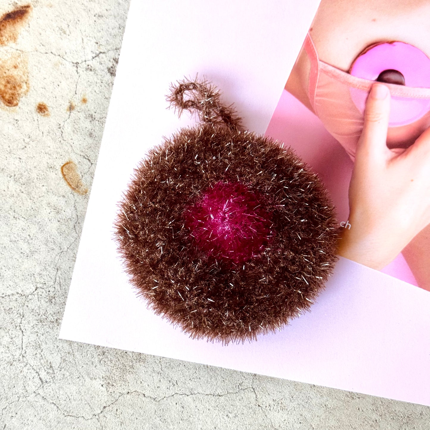 Eponge B(•)(•)BS - EDITION LIMITEE « Le Carac Rose »