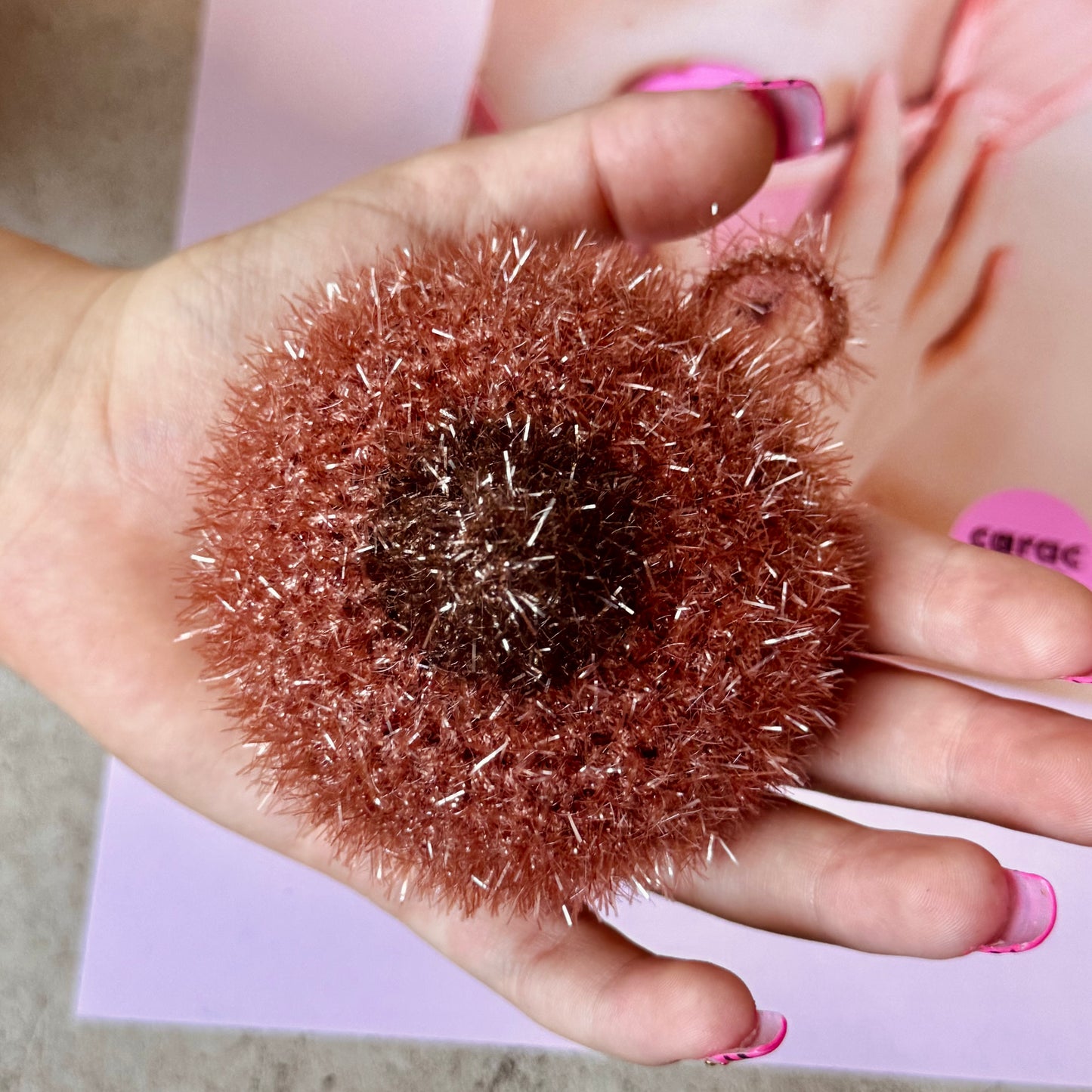 Eponge B(•)(•)BS - EDITION LIMITEE « Le Carac Rose »