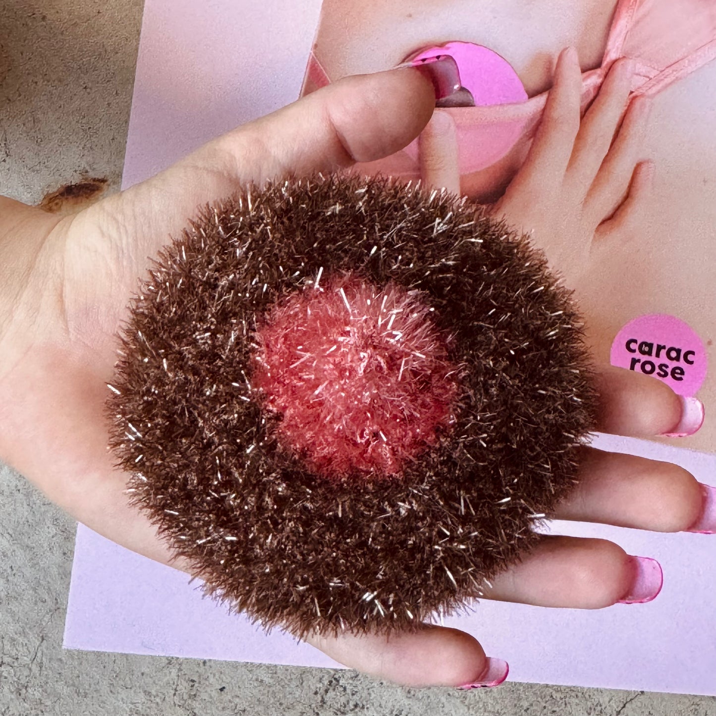 Eponge B(•)(•)BS - EDITION LIMITEE « Le Carac Rose »