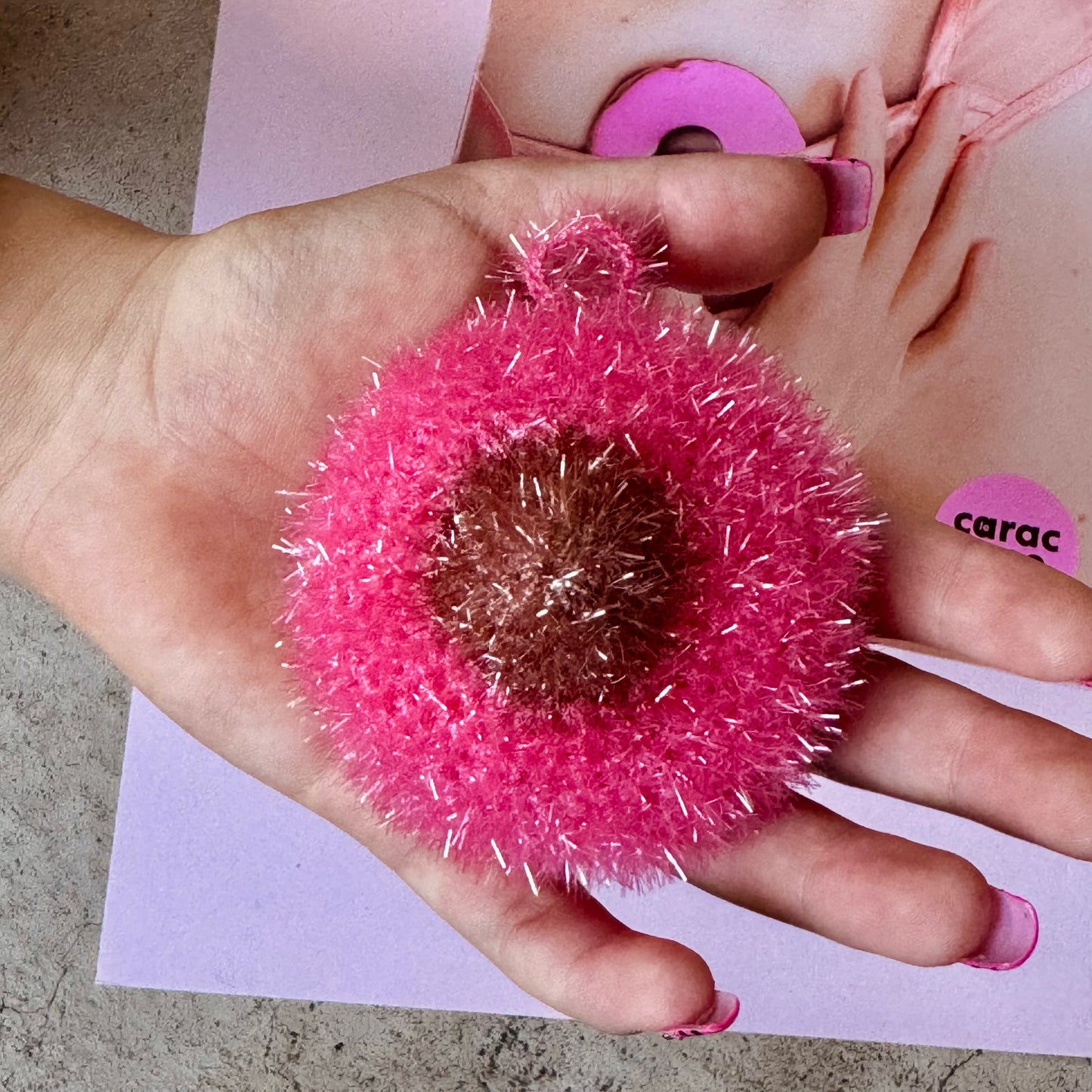 Eponge B(•)(•)BS - EDITION LIMITEE « Le Carac Rose »