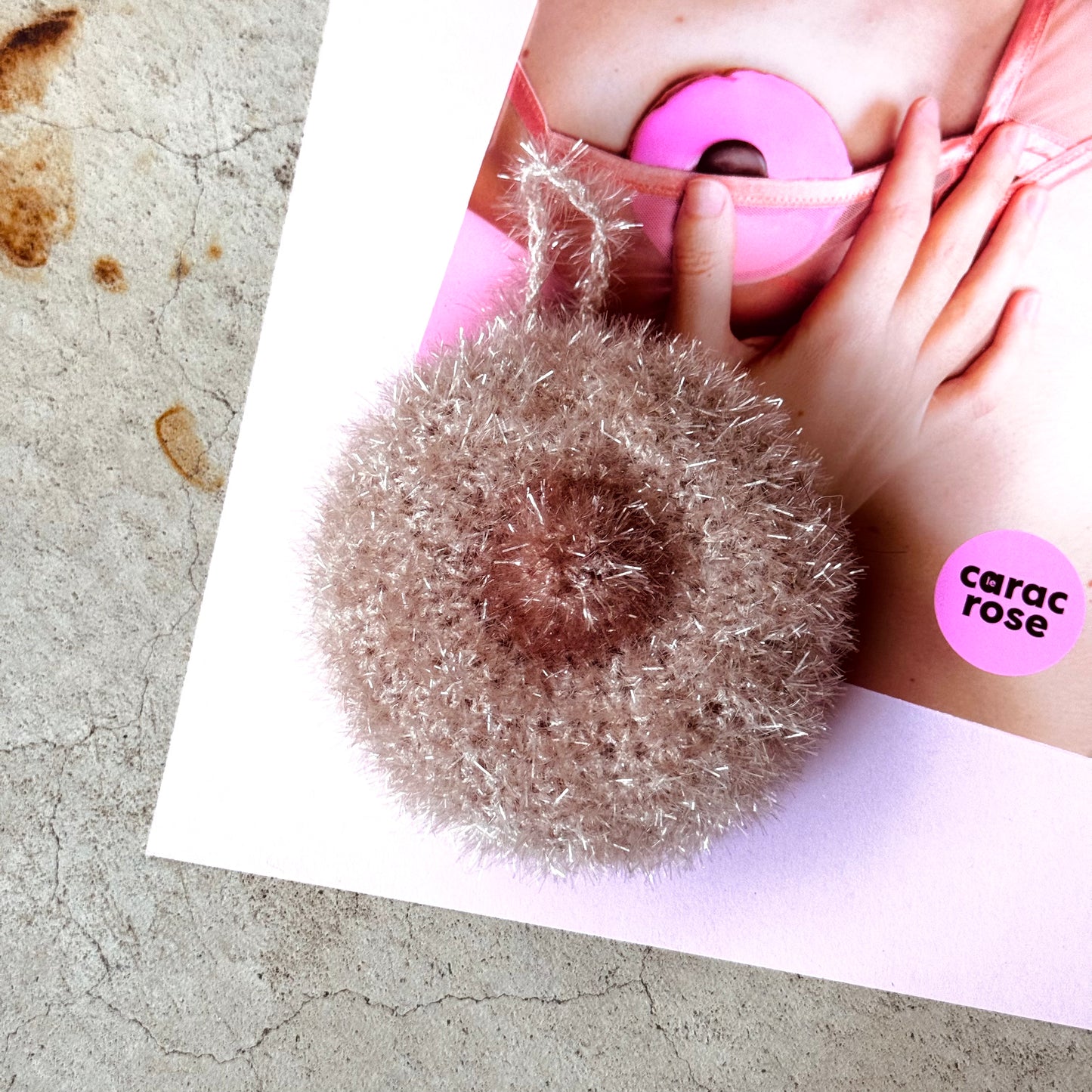 Eponge B(•)(•)BS - EDITION LIMITEE « Le Carac Rose »
