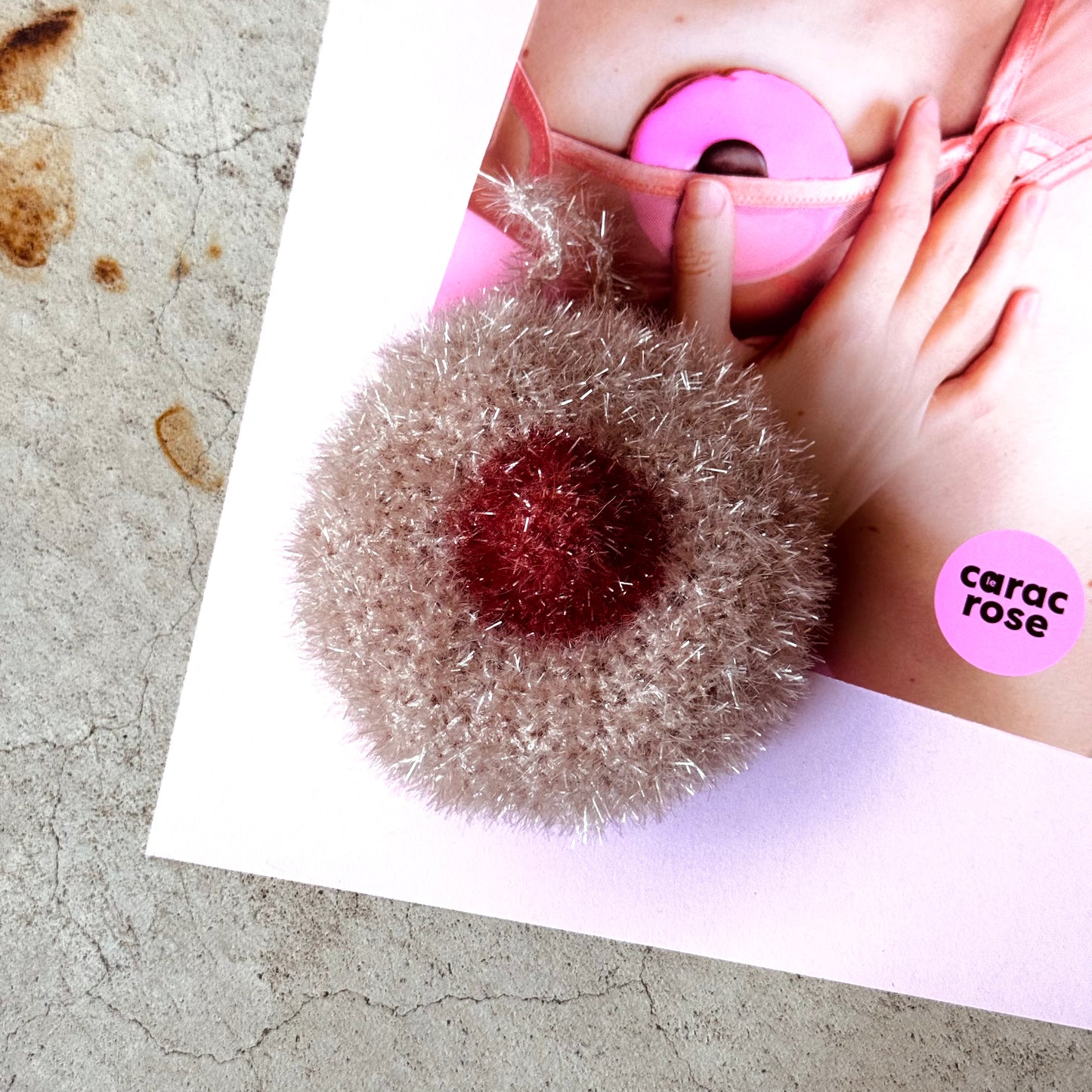 Eponge B(•)(•)BS - EDITION LIMITEE « Le Carac Rose »