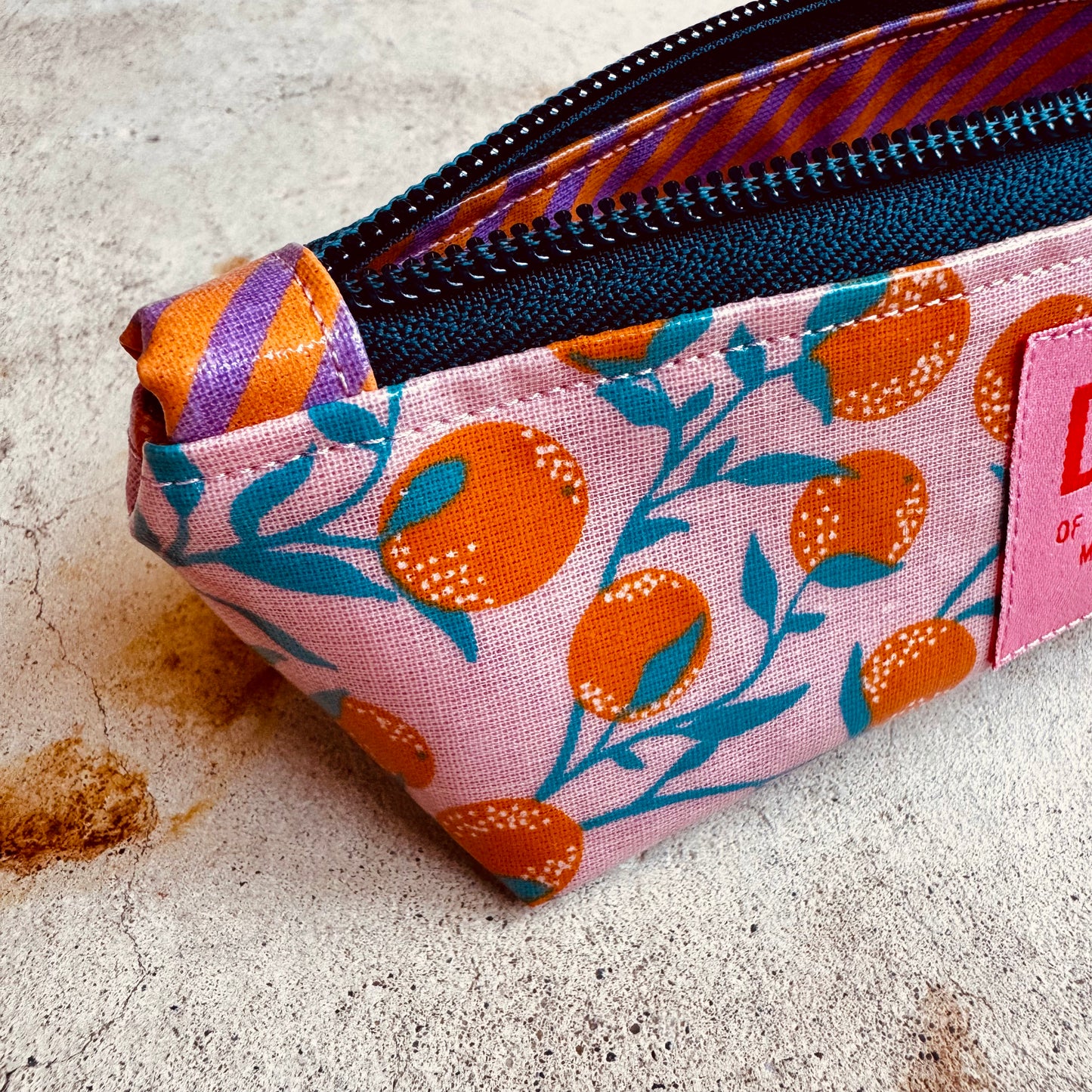 Trousse à crayons et stylos - Orange blossom