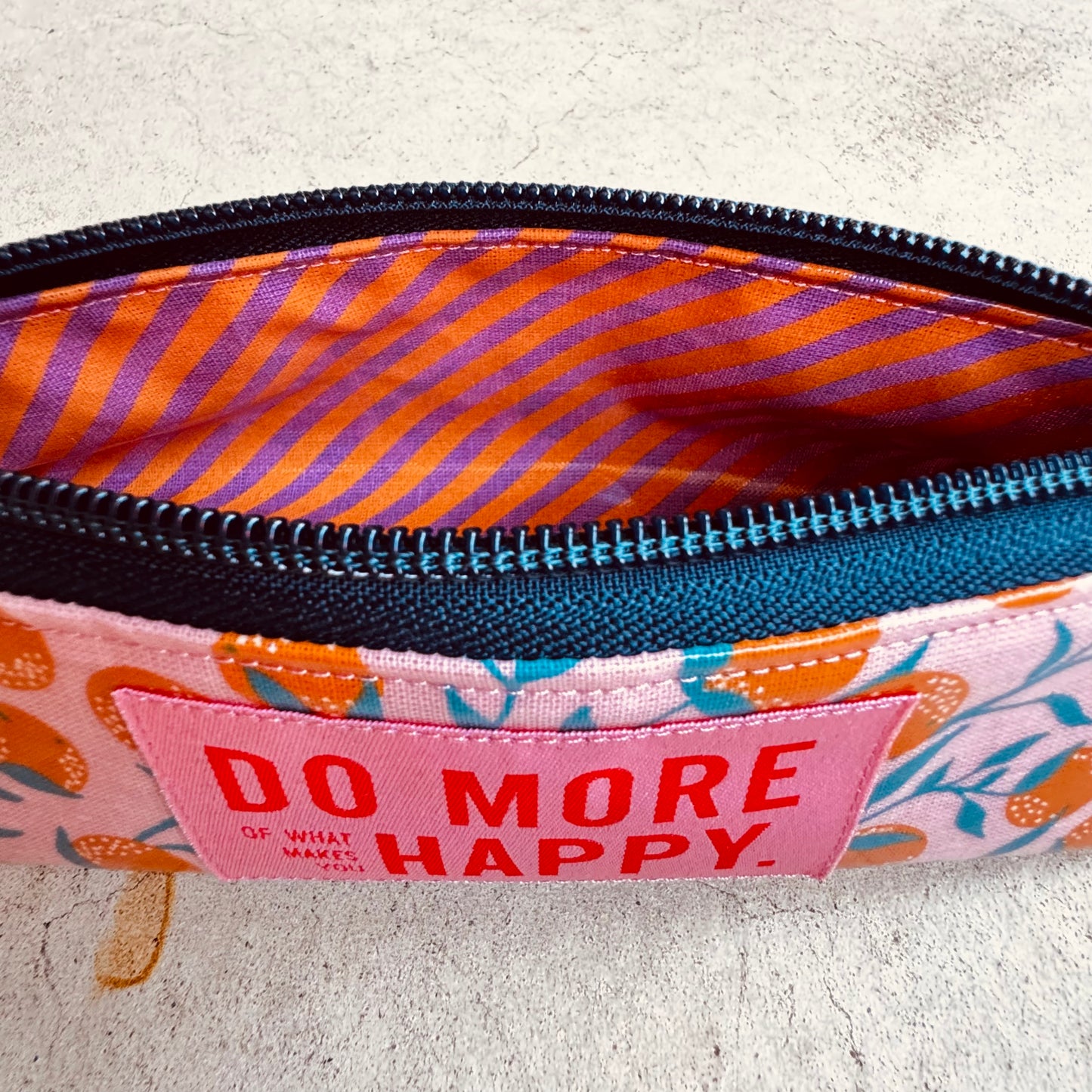 Trousse à crayons et stylos - Orange blossom