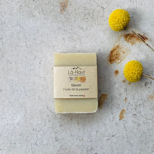 Savon Fruits de la passion - Là-Haut Cosm’étiques Naturels