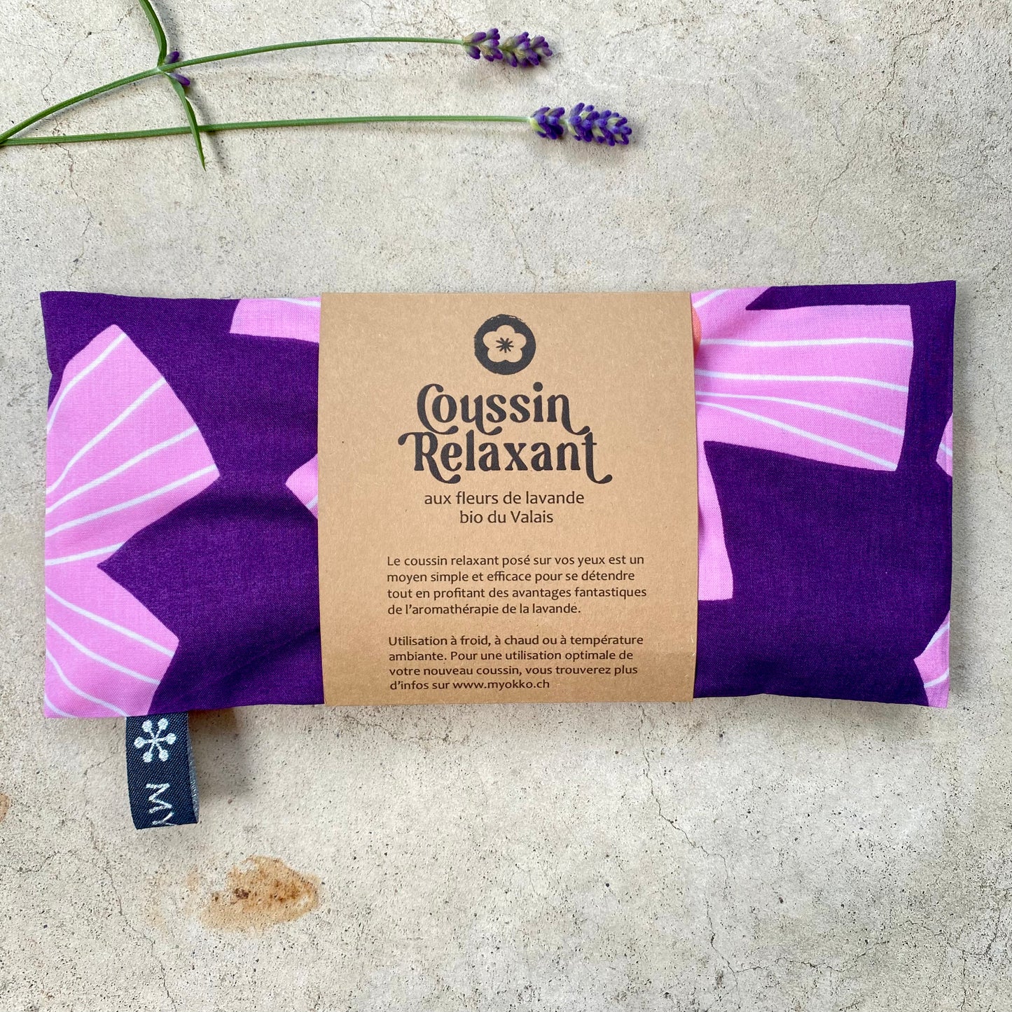 Coussin relaxant aux fleurs de lavande bio du Valais - Sunny Days