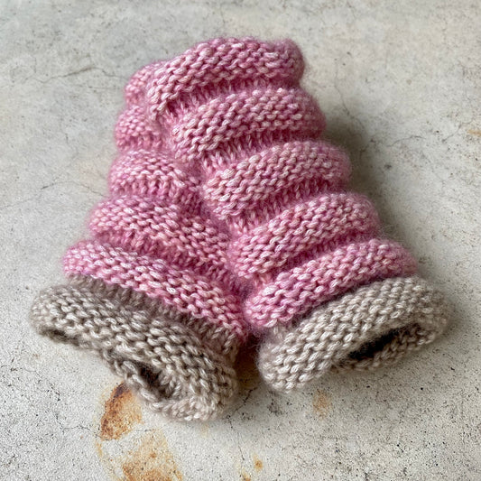Chauffe-poignets "Rose-Beige"